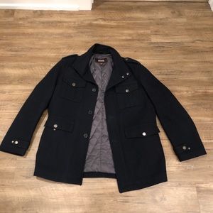 Navy Blue Men’s peacoat in excellent condition